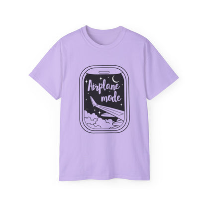 Airplane Mode Window View T-Shirt – Light Colored Unisex Tee