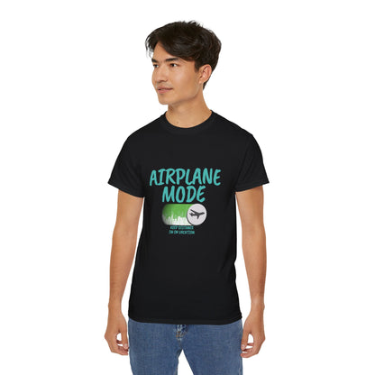 Airplane Mode Unisex T-Shirt – 'Keep Away, Im on Vacation Mode Design