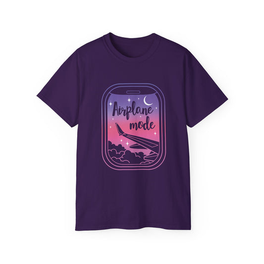 Airplane Mode Gradient Window T-Shirt – Unisex Tee