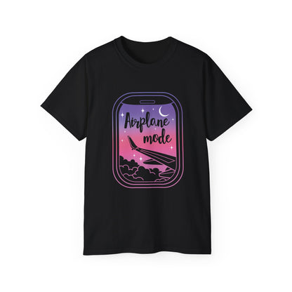 Airplane Mode Gradient Window T-Shirt – Unisex Tee