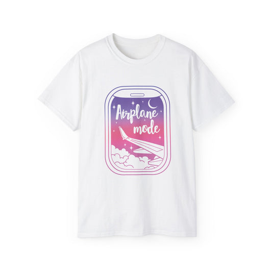 Airplane Mode Gradient Window T-Shirt – Unisex Tee