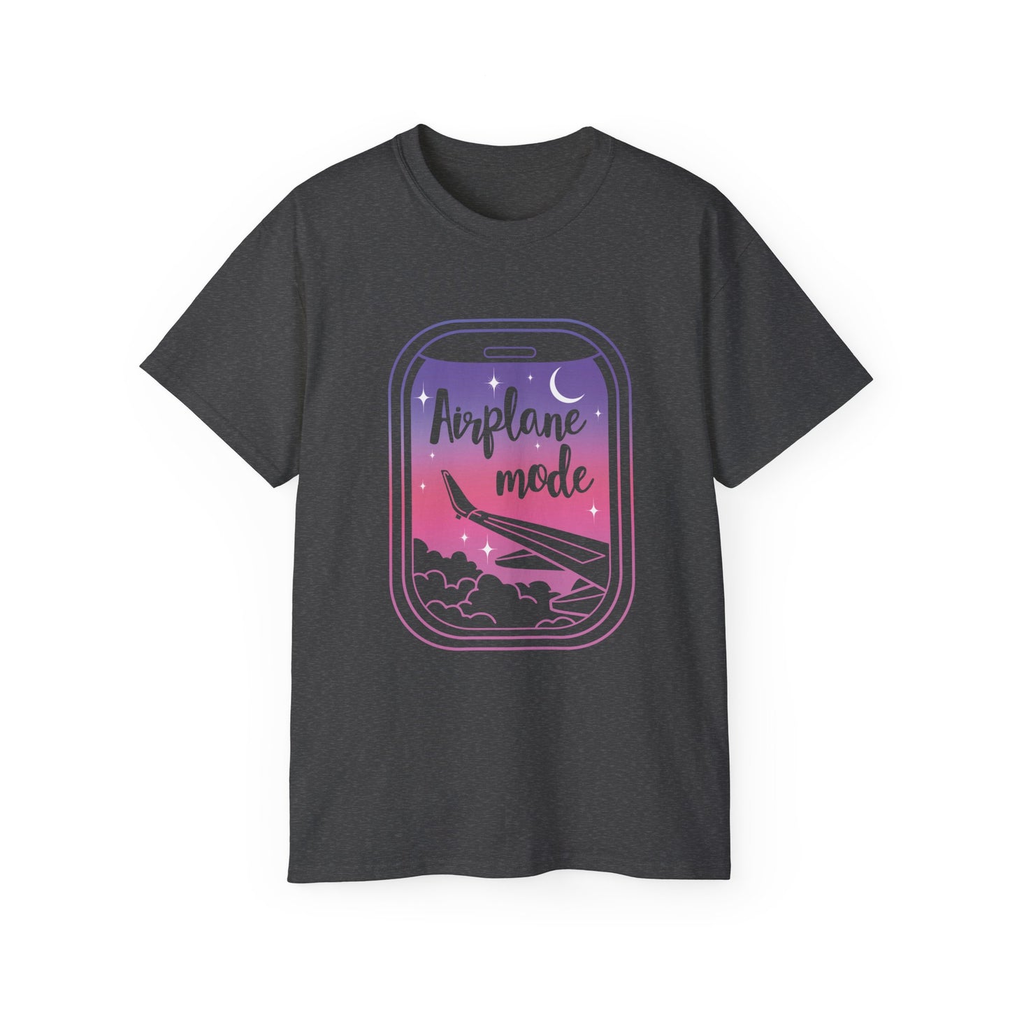Airplane Mode Gradient Window T-Shirt – Unisex Tee